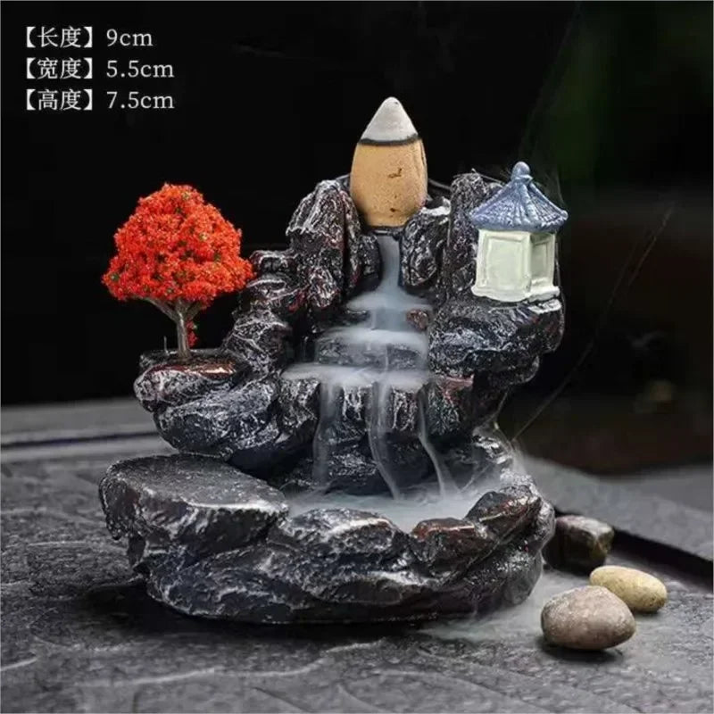 Backflow Incense Burner, Waterfall