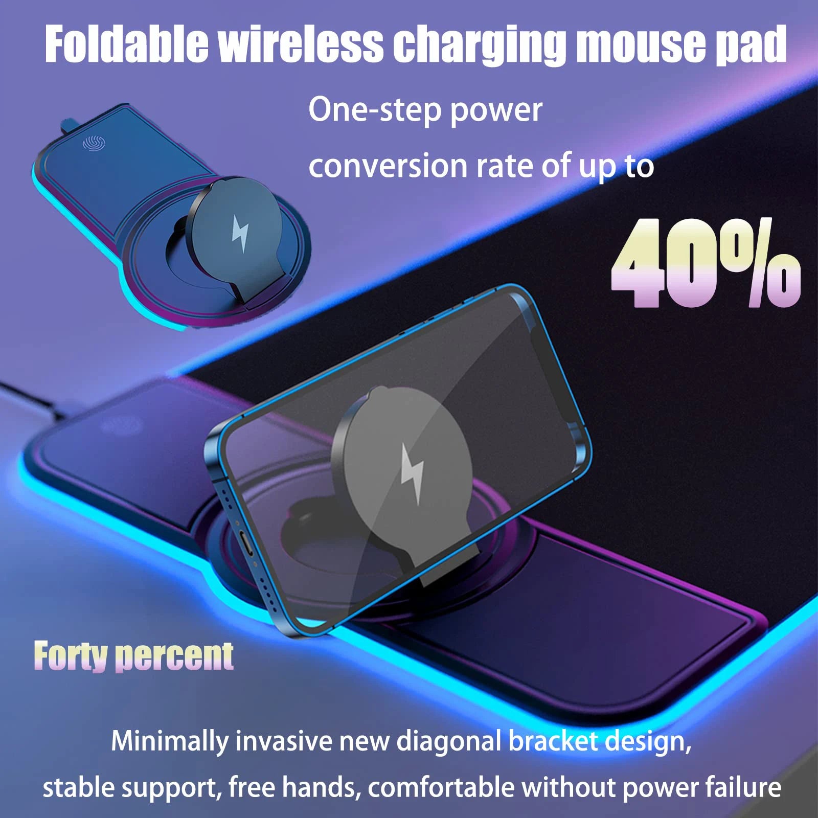 Wireless Charging Mouse Pad
