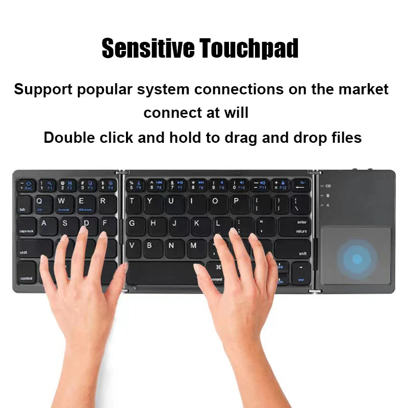 Key Flex Compact Foldable Bluetooth Keyboard