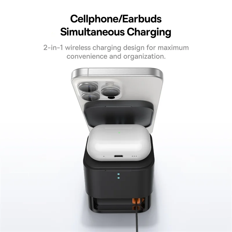Baseus MagPro 25W 2-in-1 Magnetic Wireless Charger