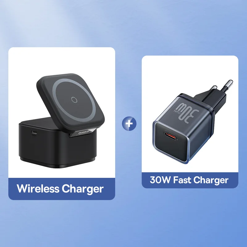 Baseus MagPro 25W 2-in-1 Magnetic Wireless Charger
