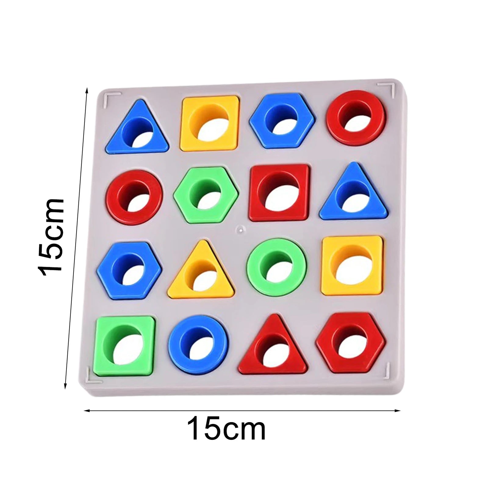 Montessori Geometric Shape & Colour Matching Interactive Toy