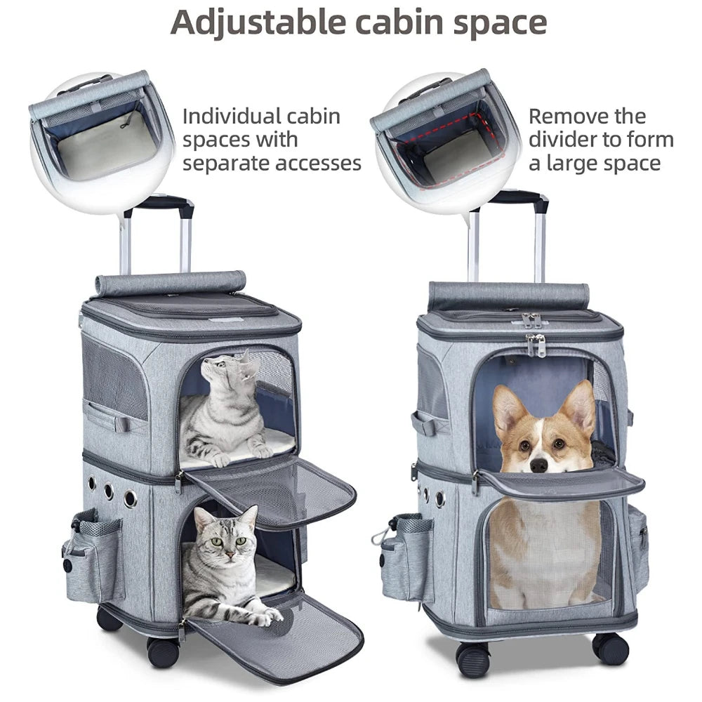 Pets Double Suitcase