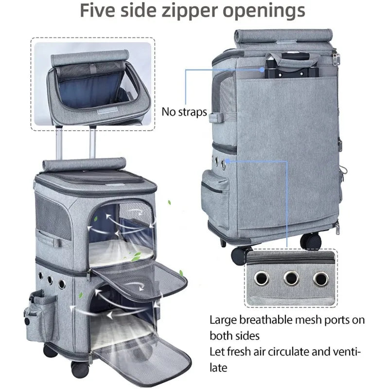 Pets Double Suitcase