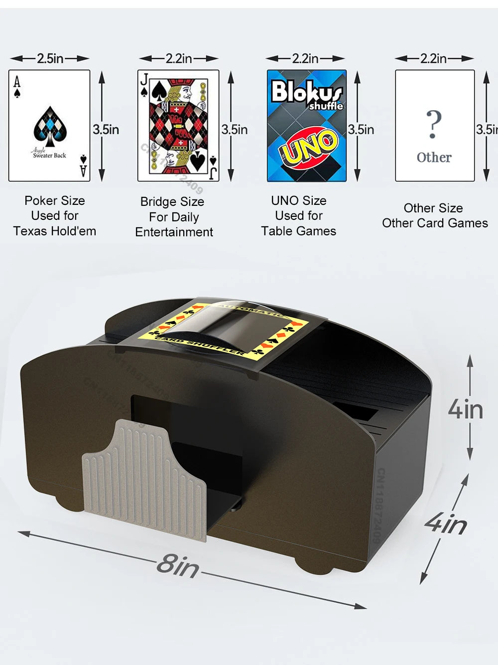 Playing Automatic Card Shuffler