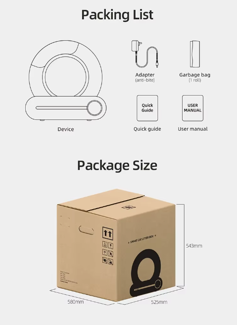 Tonepie Smart Cat Litter Box - Innovative Cleanliness for Your Cat