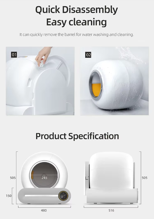 Tonepie Smart Cat Litter Box - Innovative Cleanliness for Your Cat