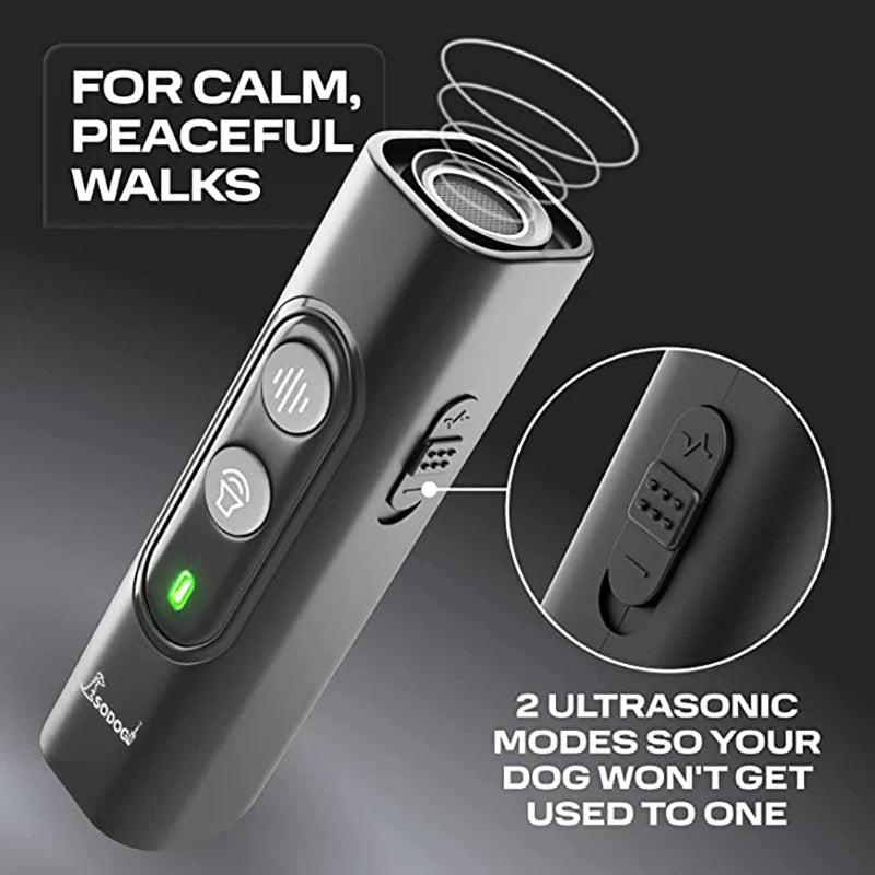 Ultrasonic Dog Repeller, Anti Barking Training device