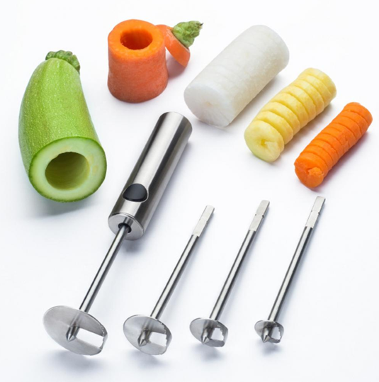 Vegetable & Fruit Drill, Stainless Steel Corer
