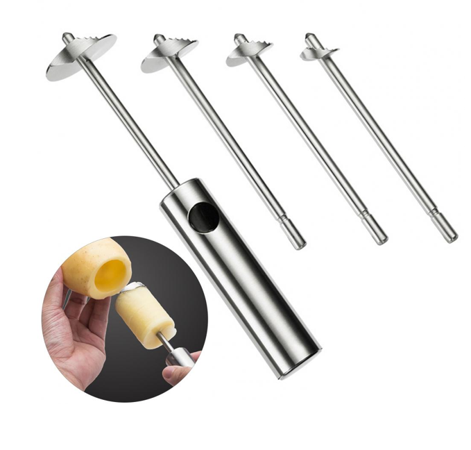 Vegetable & Fruit Drill, Stainless Steel Corer