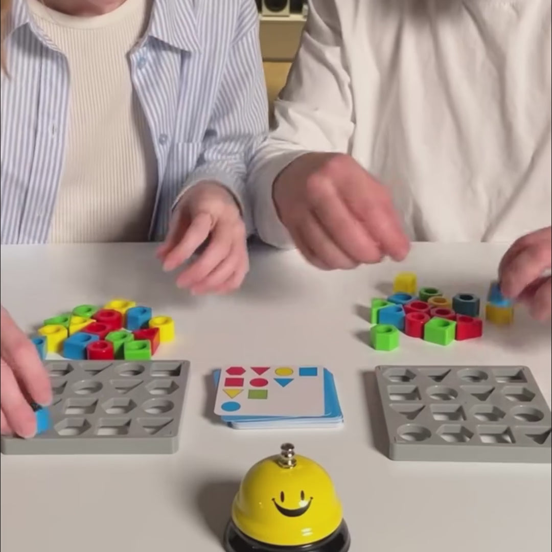 Montessori Geometric Shape & Colour Matching Interactive Toy