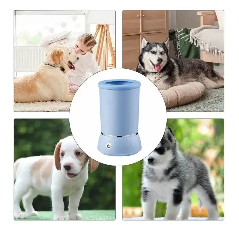 Automatic Dog Cat Paw Cleaner, Pet Feet Washing Cup