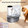 Automatic cat water dispenser, Smart Gravity Tilt Pet Drinker