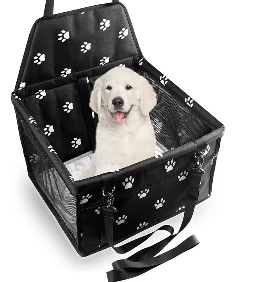 Dog & Cat Car Seat, Foldable Pet Carrier.