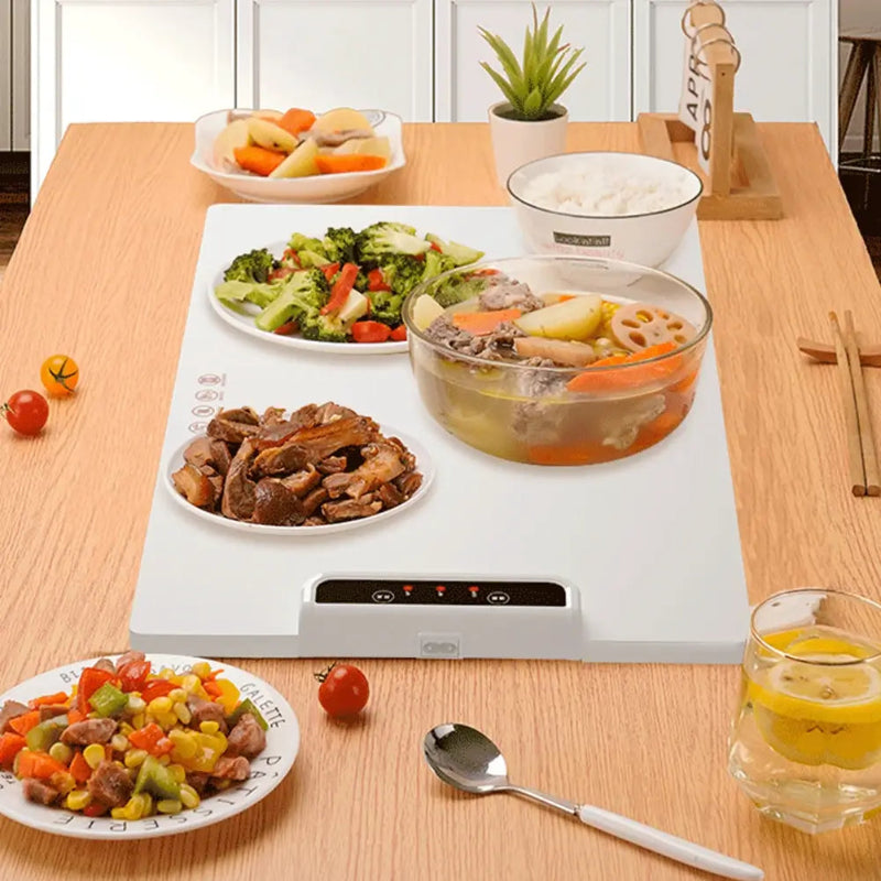 Electric Heating Tray, Foldable Food Warmer