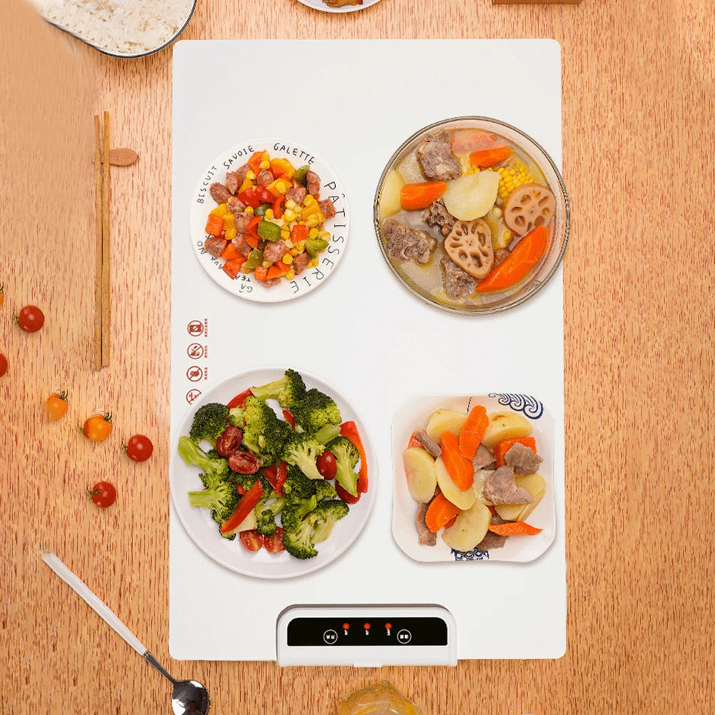 Electric Heating Tray, Foldable Food Warmer