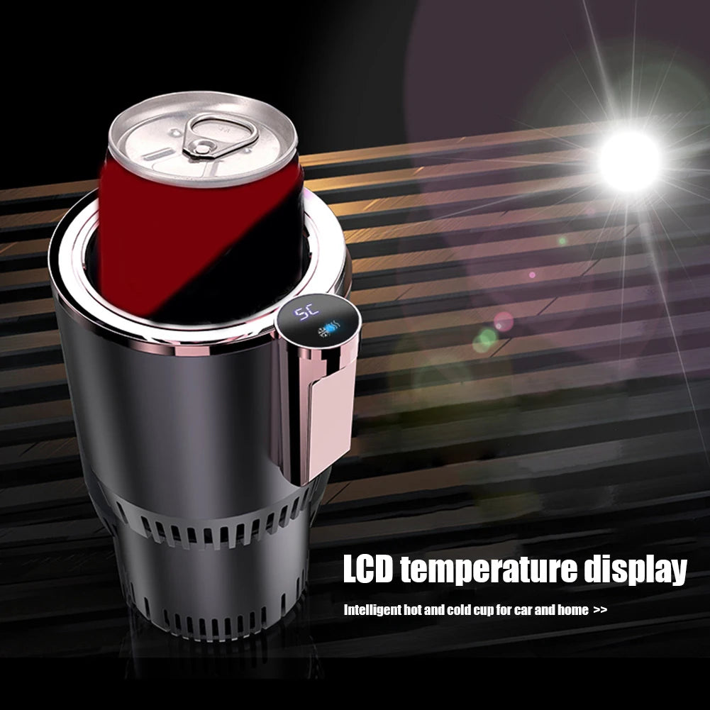 Heating & Cooling Smart Cup, Mini Car Warmer & Refrigerator