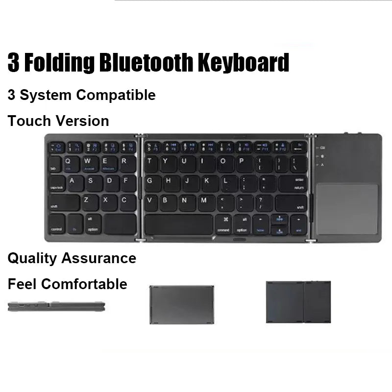 Key Flex Compact Foldable Bluetooth Keyboard