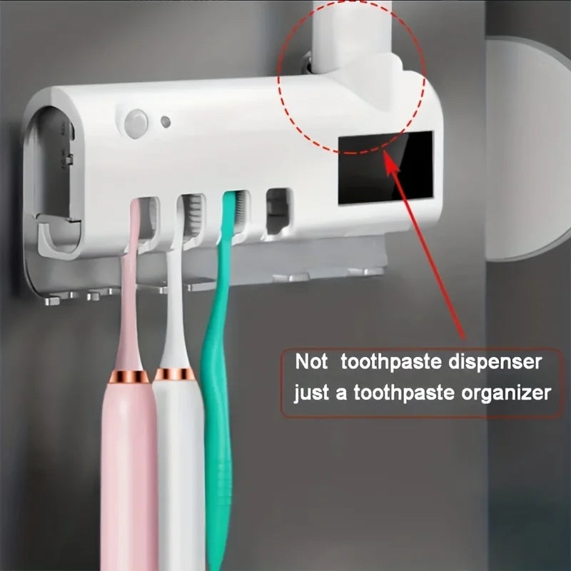 Multi-Functional Toothbrush Holder