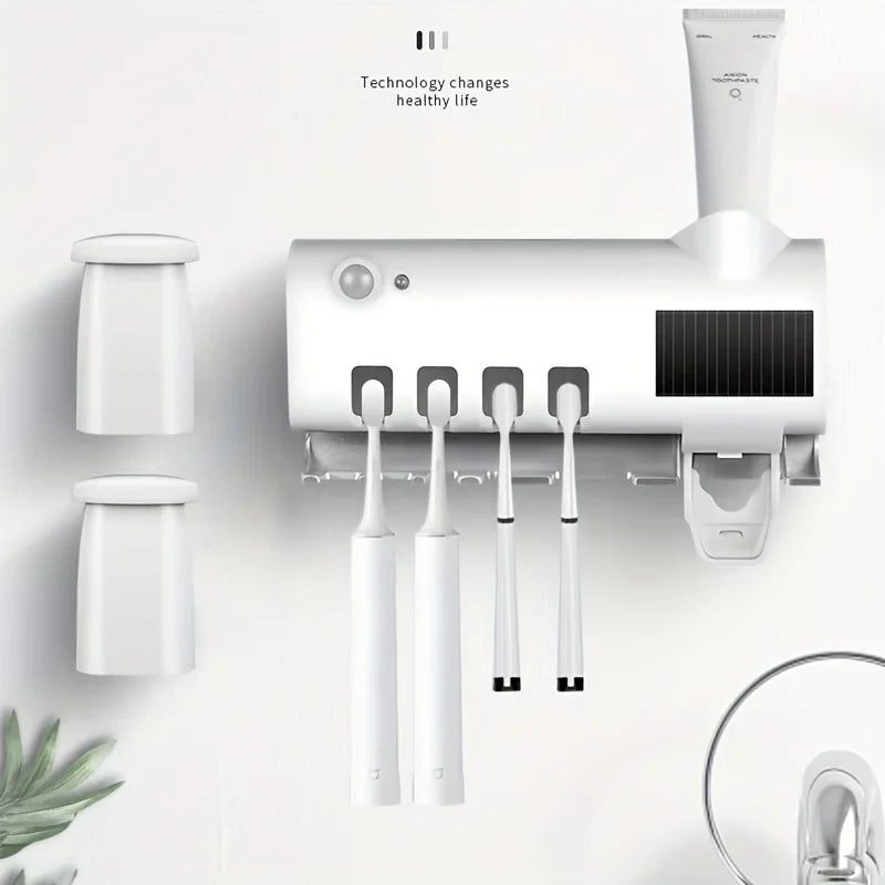 Multi-Functional Toothbrush Holder