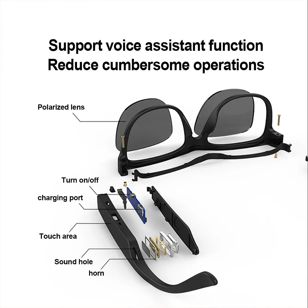 Smart Sunglasses Bluetooth Headset