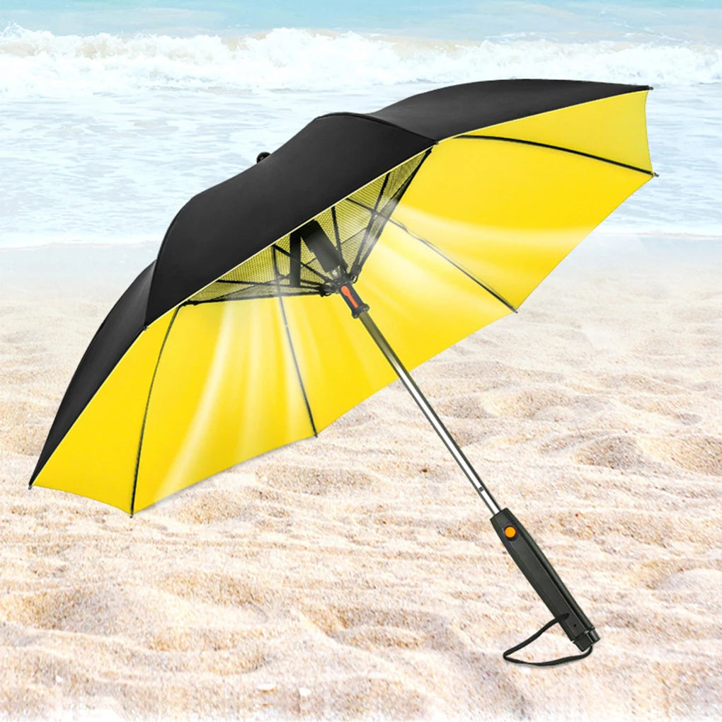 3 In 1 Umbrella With Fan and Spray 