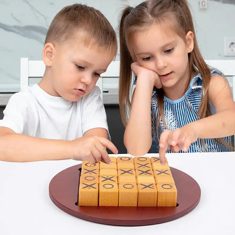 Wooden TIC TAC TOE Board XO Game