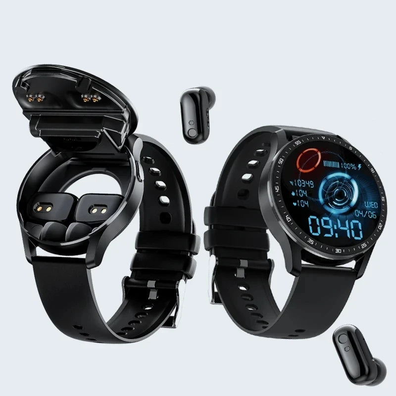 Beat Sync Fitness Watch Bud:  Bluetooth Headset and Smart Watch